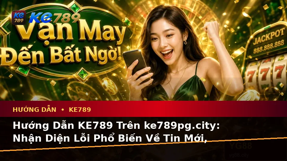 Hướng Dẫn KE789 Trên ke789pg.city: Nhận Diện Lỗi Phổ Biến Về Tin Mới, Ưu Đãi Và Điều Kiện Khuyến Mãi