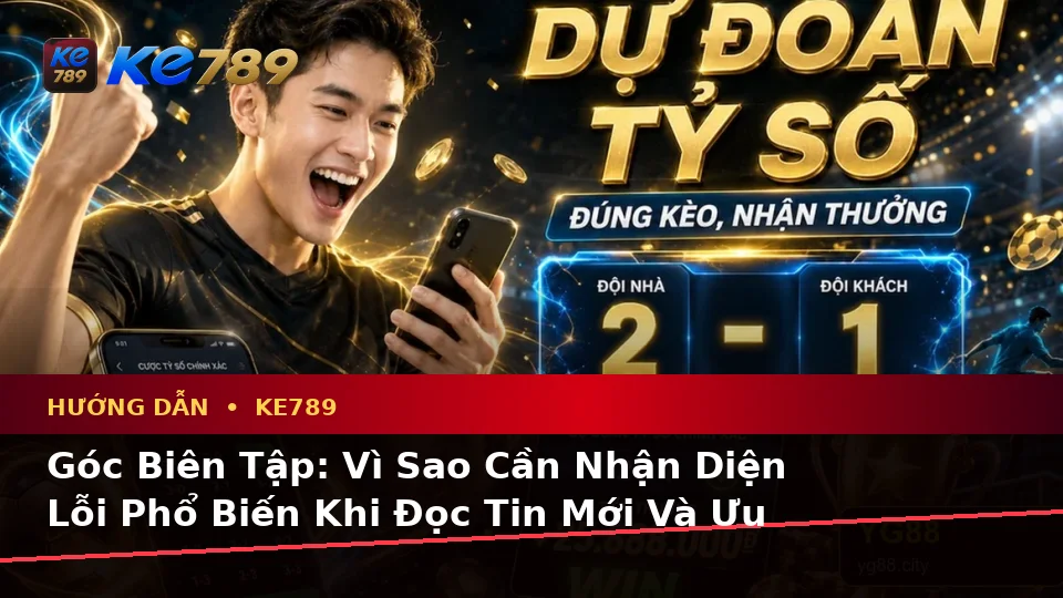 Hướng Dẫn KE789 Trên ke789pg.city: Nhận Diện Lỗi Phổ Biến Về Tin Mới, Ưu Đãi Và Điều Kiện Khuyến Mãi