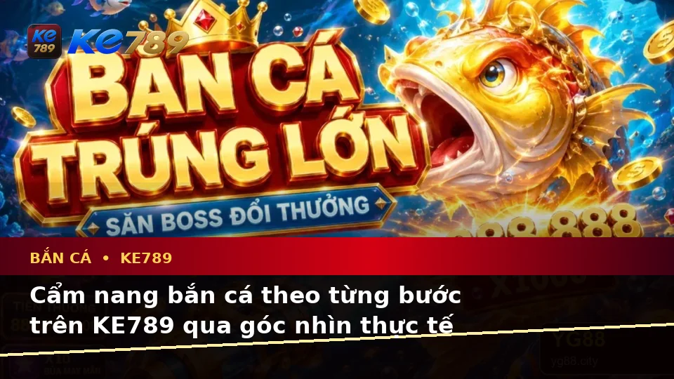 Cẩm nang bắn cá theo từng bước trên KE789 qua góc nhìn thực tế