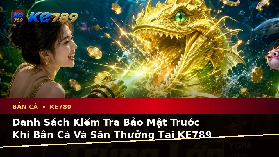 Danh Sách Kiểm Tra Bảo Mật Trước Khi Bắn Cá Và Săn Thưởng Tại KE789 Trên ke789pg.city
