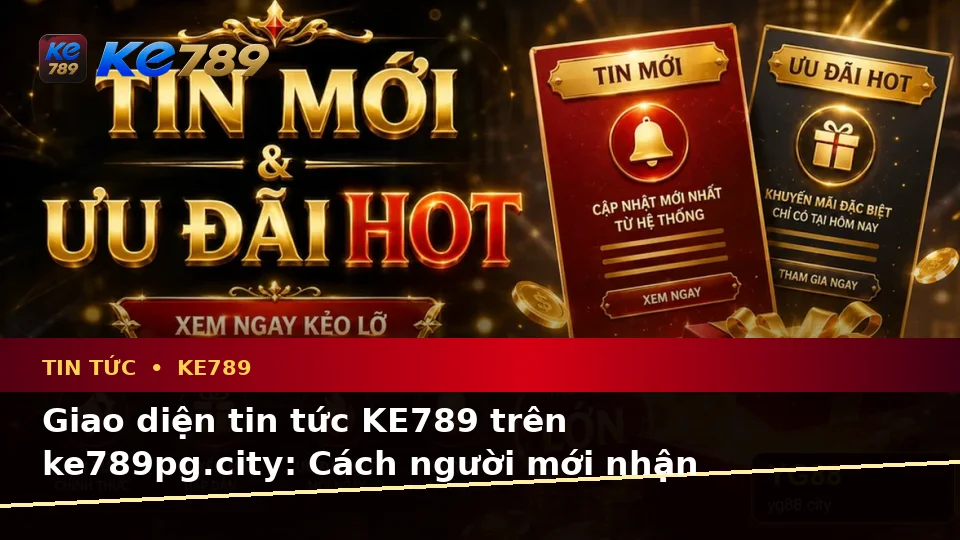 Tin Tức KE789 Tại ke789pg.city: Hướng Dẫn Người Mới Kiểm Tra Giao Diện Và Đọc Thông Tin Khuyến Mãi
