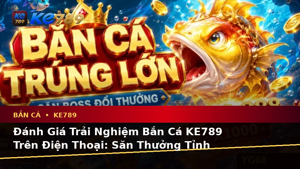Đánh Giá Trải Nghiệm Bắn Cá KE789 Trên Điện Thoại: Săn Thưởng Tỉnh Táo Tại ke789pg.city