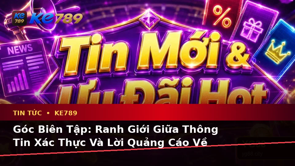 Phân Biệt Thông Tin Xác Thực, Quảng Cáo Và Kỳ Vọng Thực Tế Về Tin Tức KE789 Trên ke789pg.city