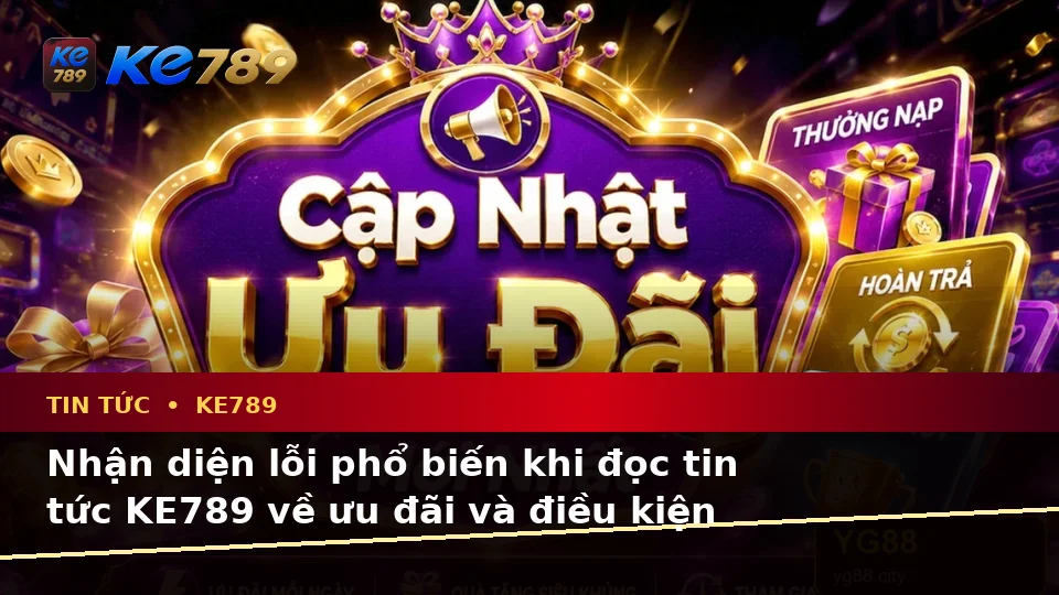 Tin Tức KE789 Trên ke789pg.city: Nhận Diện Lỗi Phổ Biến Và Cách Xử Lý Có Trách Nhiệm Với Tin Khuyến Mãi