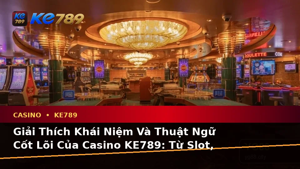 Giải Thích Khái Niệm Và Thuật Ngữ Cốt Lõi Của Casino KE789: Từ Slot, Trò Chơi Bàn Đến Quản Lý Ngân Sách Tại ke789pg.city