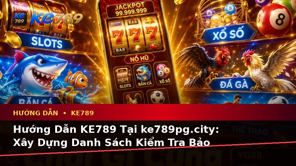 Hướng Dẫn KE789 Tại ke789pg.city: Xây Dựng Danh Sách Kiểm Tra Bảo Mật Trước Khi Nhận Tin Mới Và Ưu Đãi Khuyến Mãi
