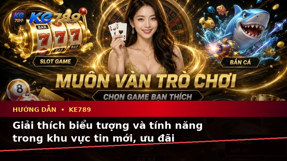 Hướng Dẫn KE789 Tại ke789pg.city: Giải Thích Biểu Tượng, Tính Năng Và Quy Trình Thường Gặp Khi Nhận Tin Mới, Ưu Đãi